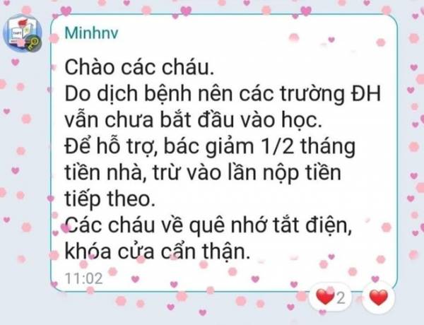 Nhiều nhà trọ giảm tiền thuê phòng cho sinh viên giữa mùa dịch