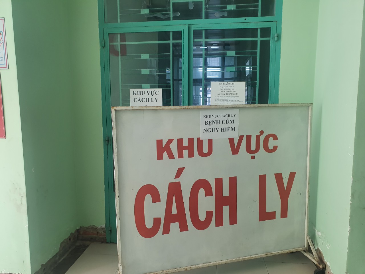 Khu vực cách ly Bệnh viện Bệnh nhiệt đới tỉnh Khánh Hoà