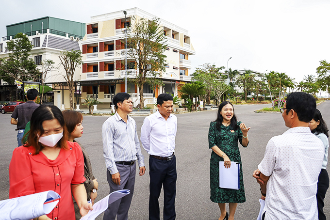 Đoàn khảo sát tìm hiểu thực tế tại Khu đô thị An Viên.