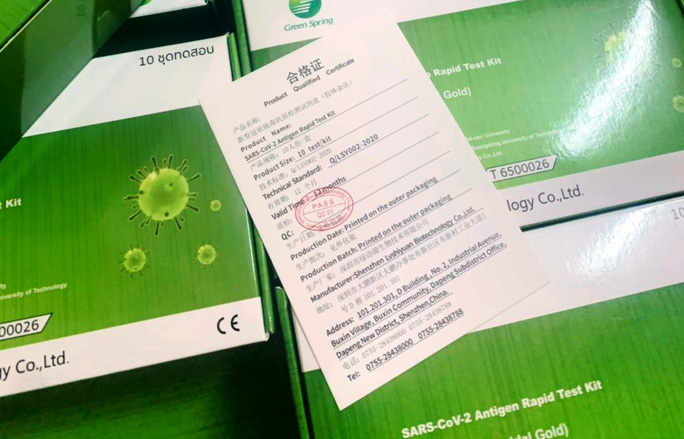 Khánh Hòa: Triệt phá vụ mua bán lậu kit test Covid-19 của Trung Quốc - Ảnh 2.