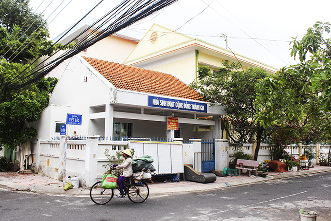 Nhà sinh hoạt cộng đồng Tổ dân phố 1, 2 Thánh Gia  đã được lấy làm bếp ăn cho Trường Mầm non Vĩnh Nguyên 1.