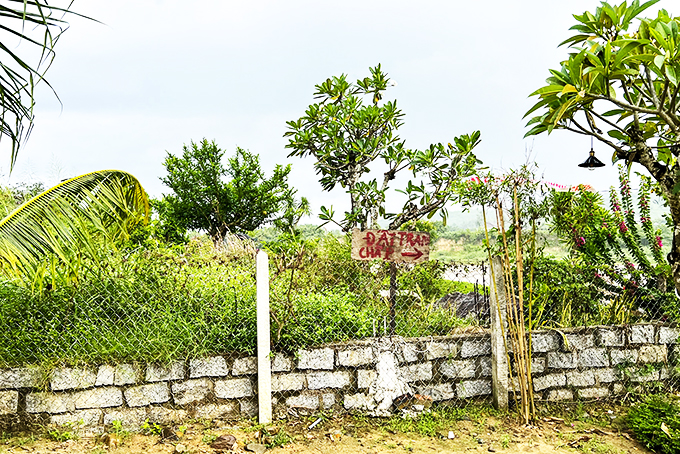 Khu vực đất tranh chấp. 