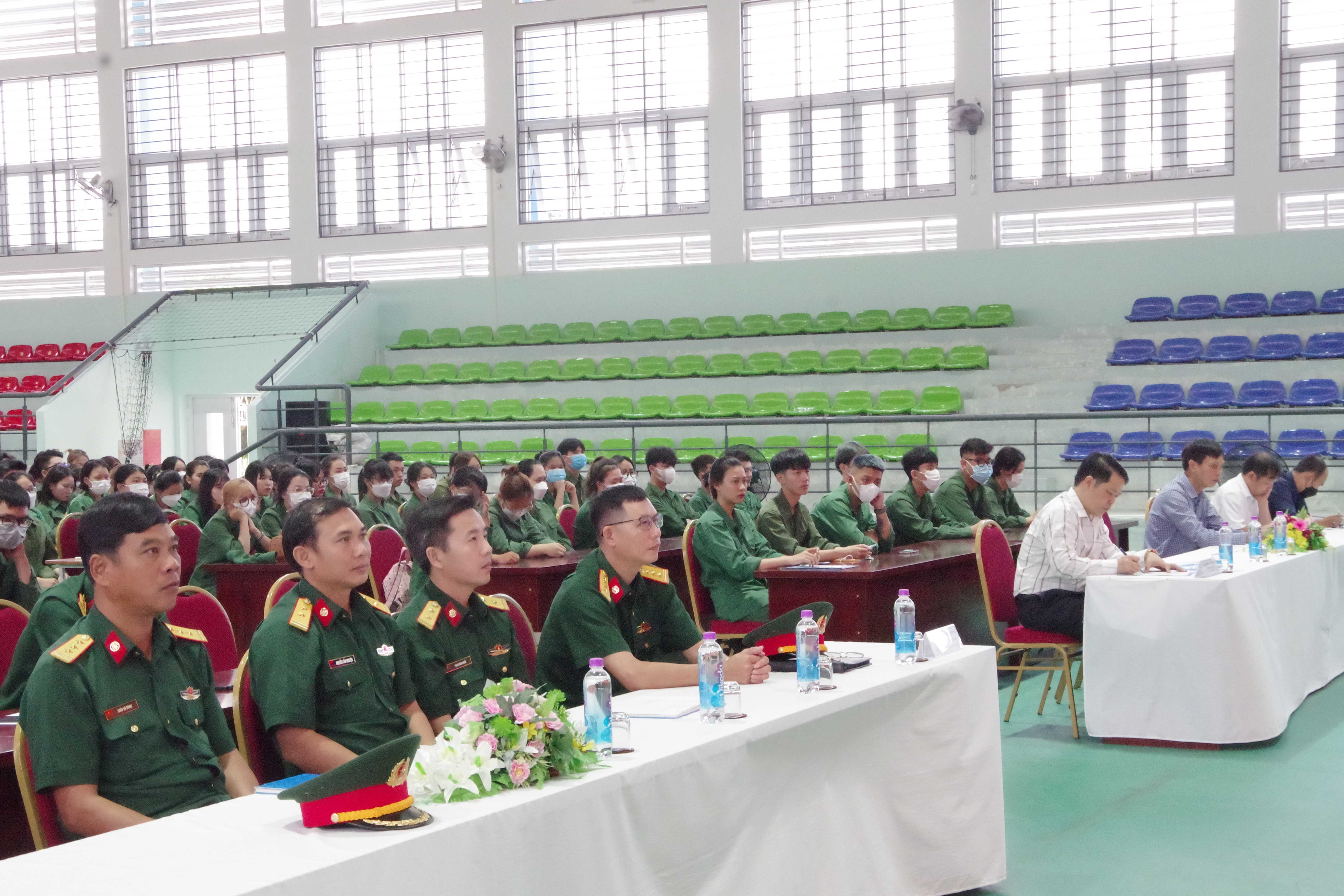 Quang cảnh lễ khai mạc khoá huấn luyện