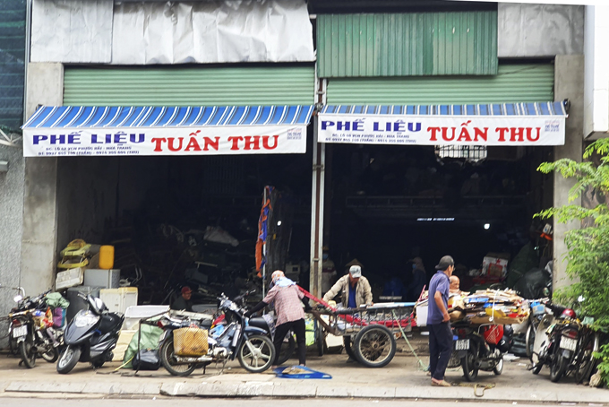 Cơ sở thu mua phế liệu Tuấn Thu.