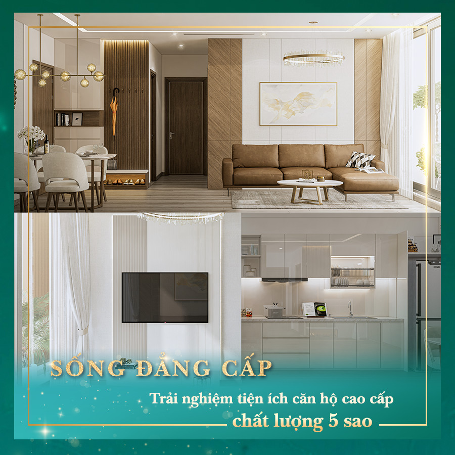 Căn hộ đẳng cấp, thông minh chuẩn chất lượng 5 sao