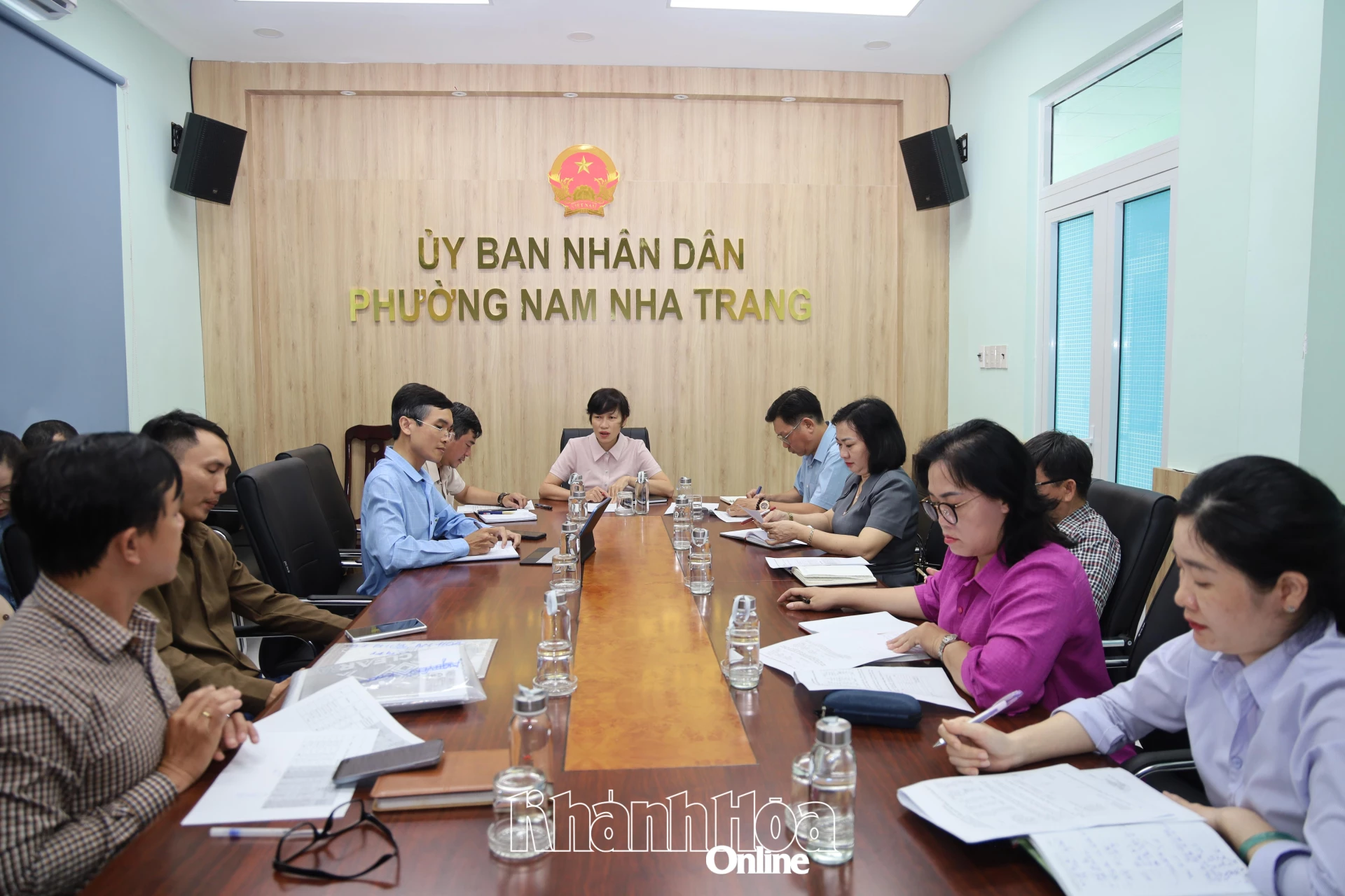 Phường Nam Nha Trang rà soát tiến độ làm sạch cơ sở dữ liệu đất đai