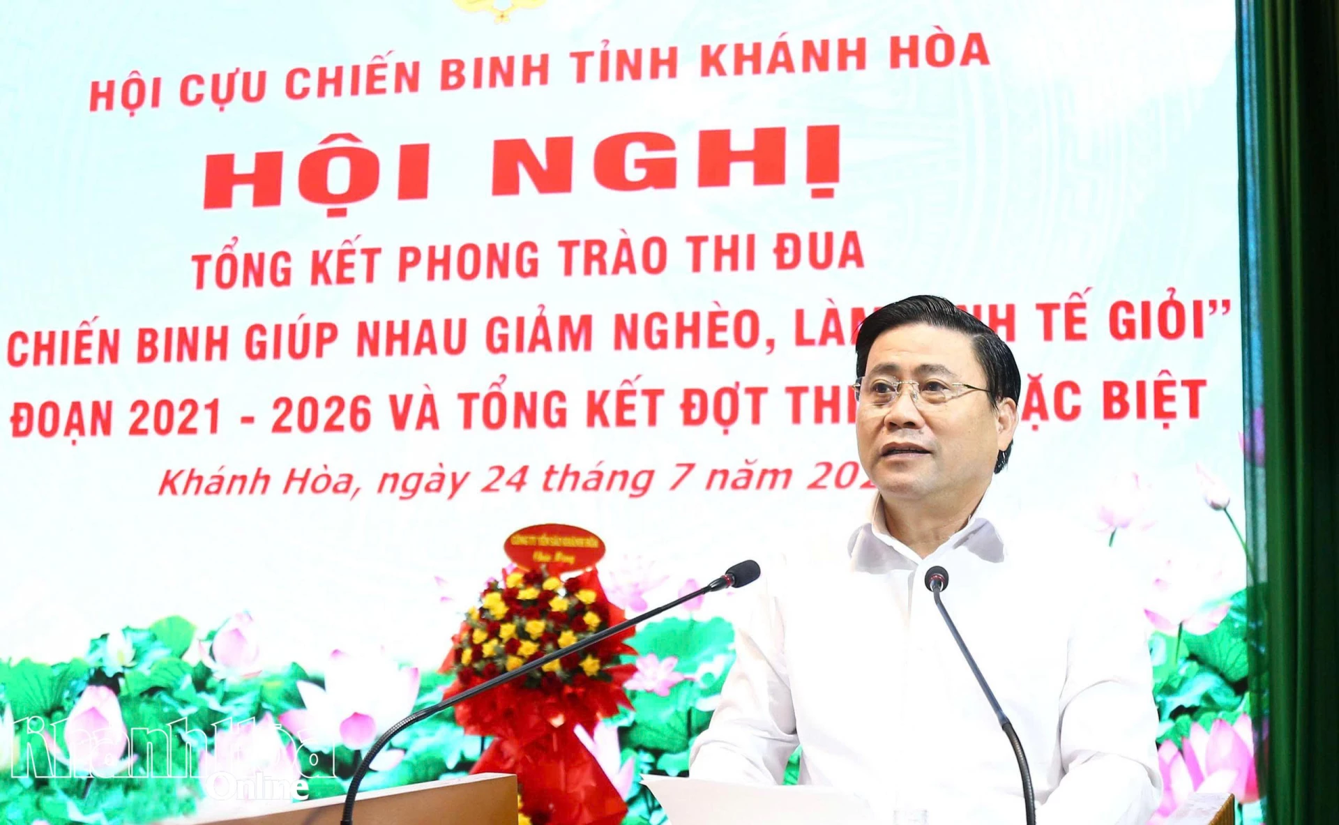 Đồng chí Lâm Đông phát biểu chỉ đạo tại hội nghị.