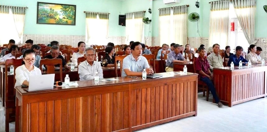 Các đại biểu tham dự lớp tập huấn.