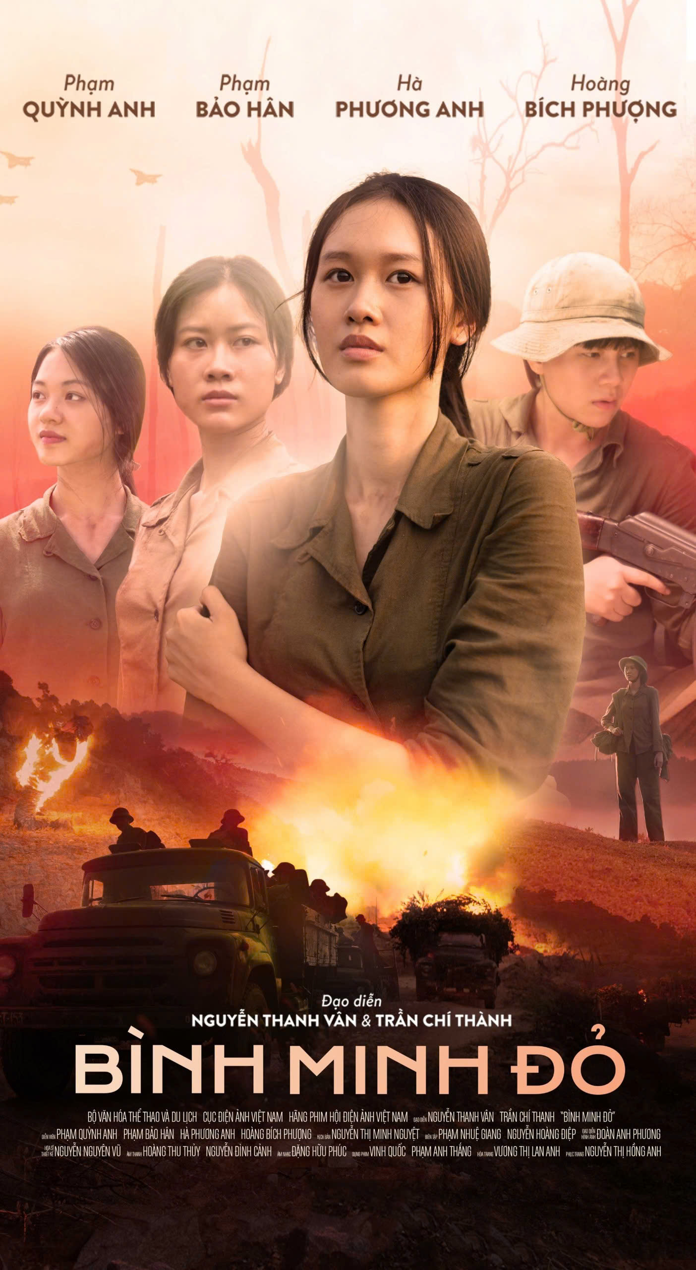 Poster phim "Bình minh đỏ" - một trong những phim được chiếu trong tuần phim lần này.