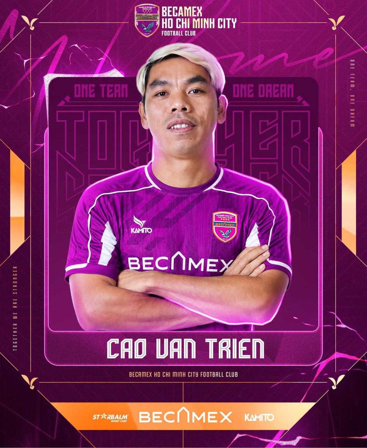 Cao Văn Triền đến Becamex TPHCM