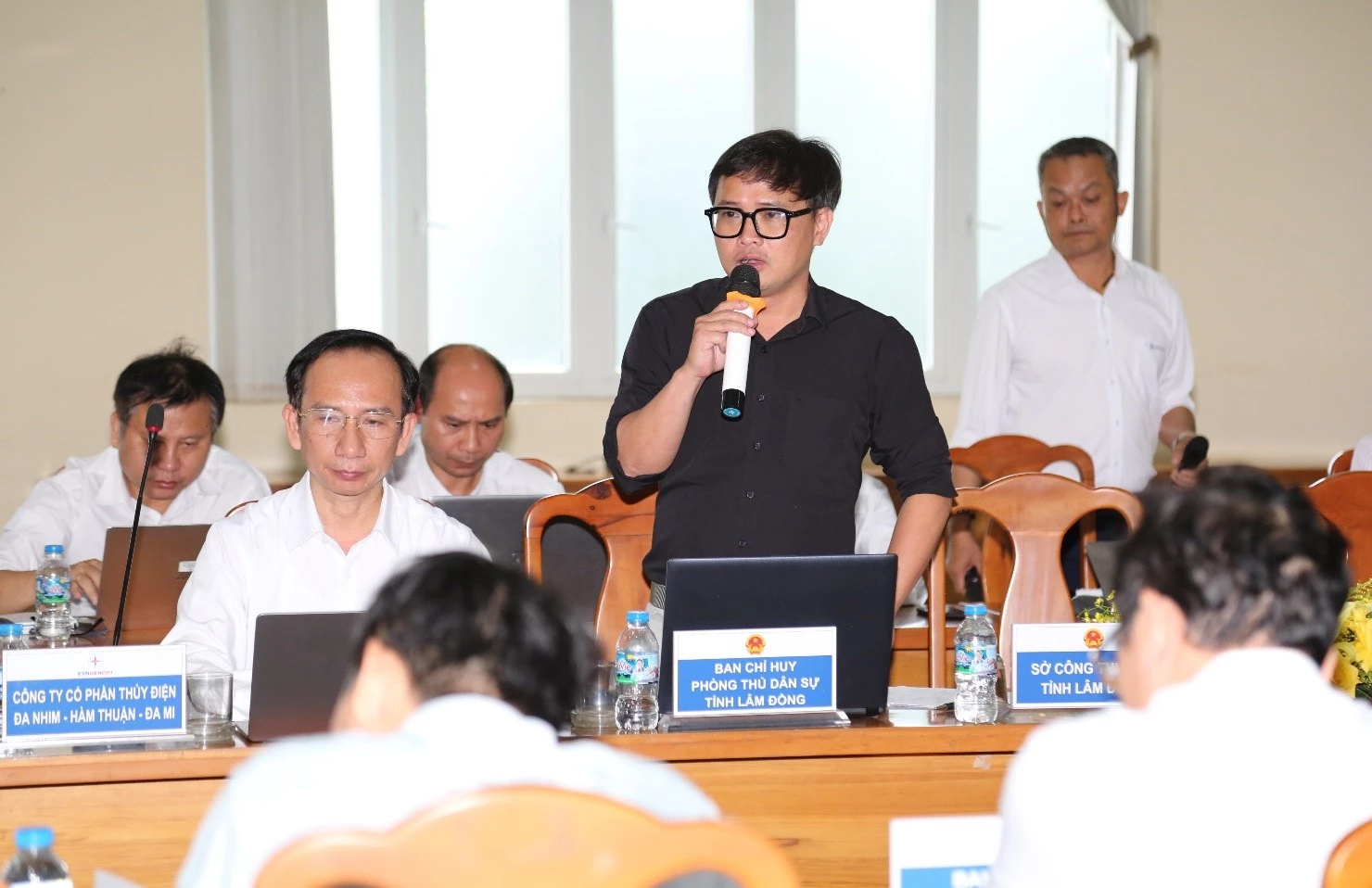 Đại diện Sở Nông nghiệp và Môi trường tỉnh Lâm Đồng phát biểu tại Hội nghị.