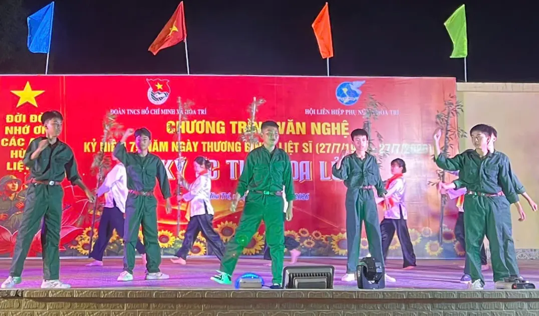 Một tiết mục văn nghệ tại chương trình.