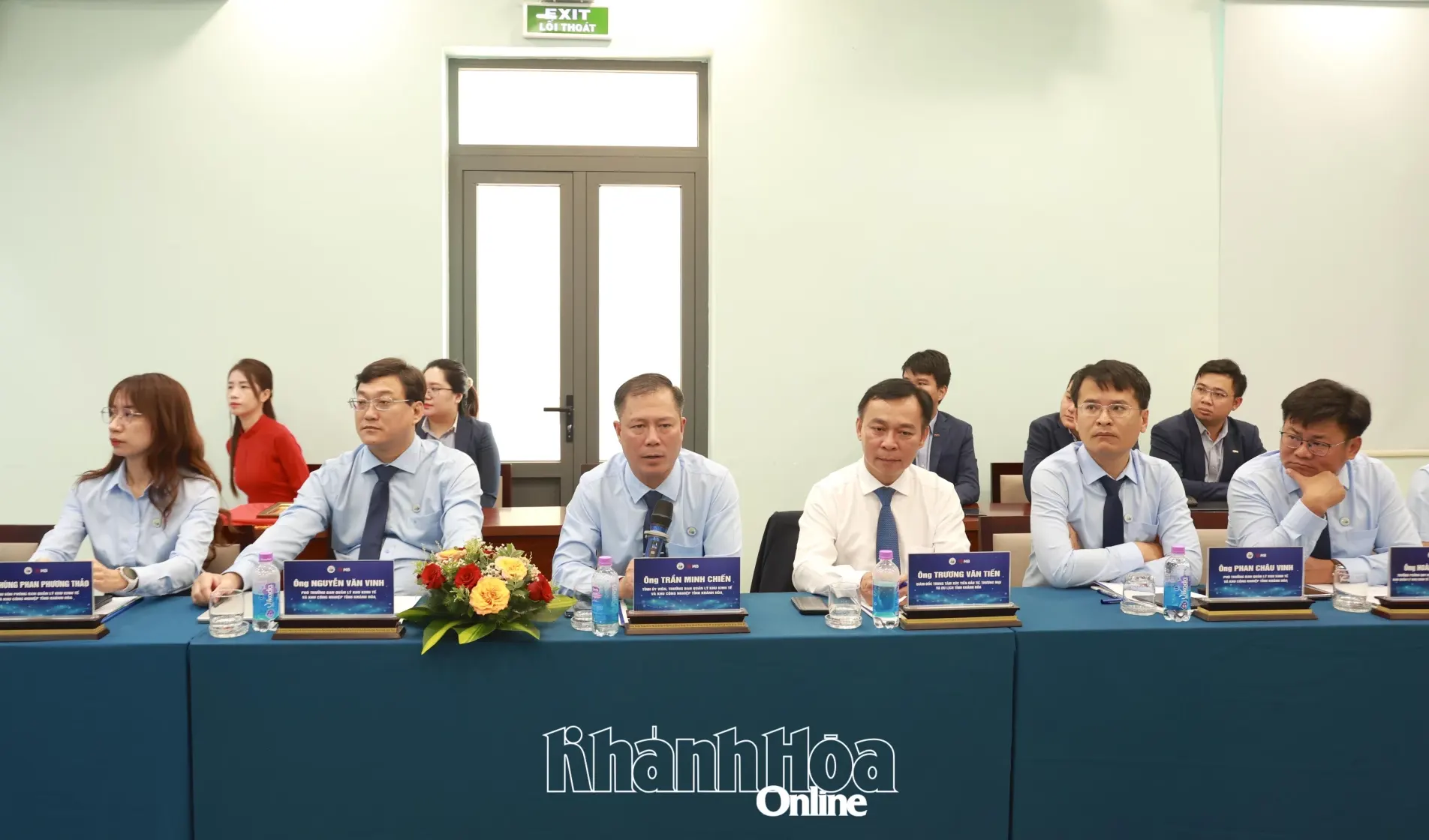 Đại diện Ban Quản lý Khu kinh tế và Khu công nghiệp tỉnh và Trung tâm Xúc tiến Đầu tư, Thương mại và Du lịch tỉnh.