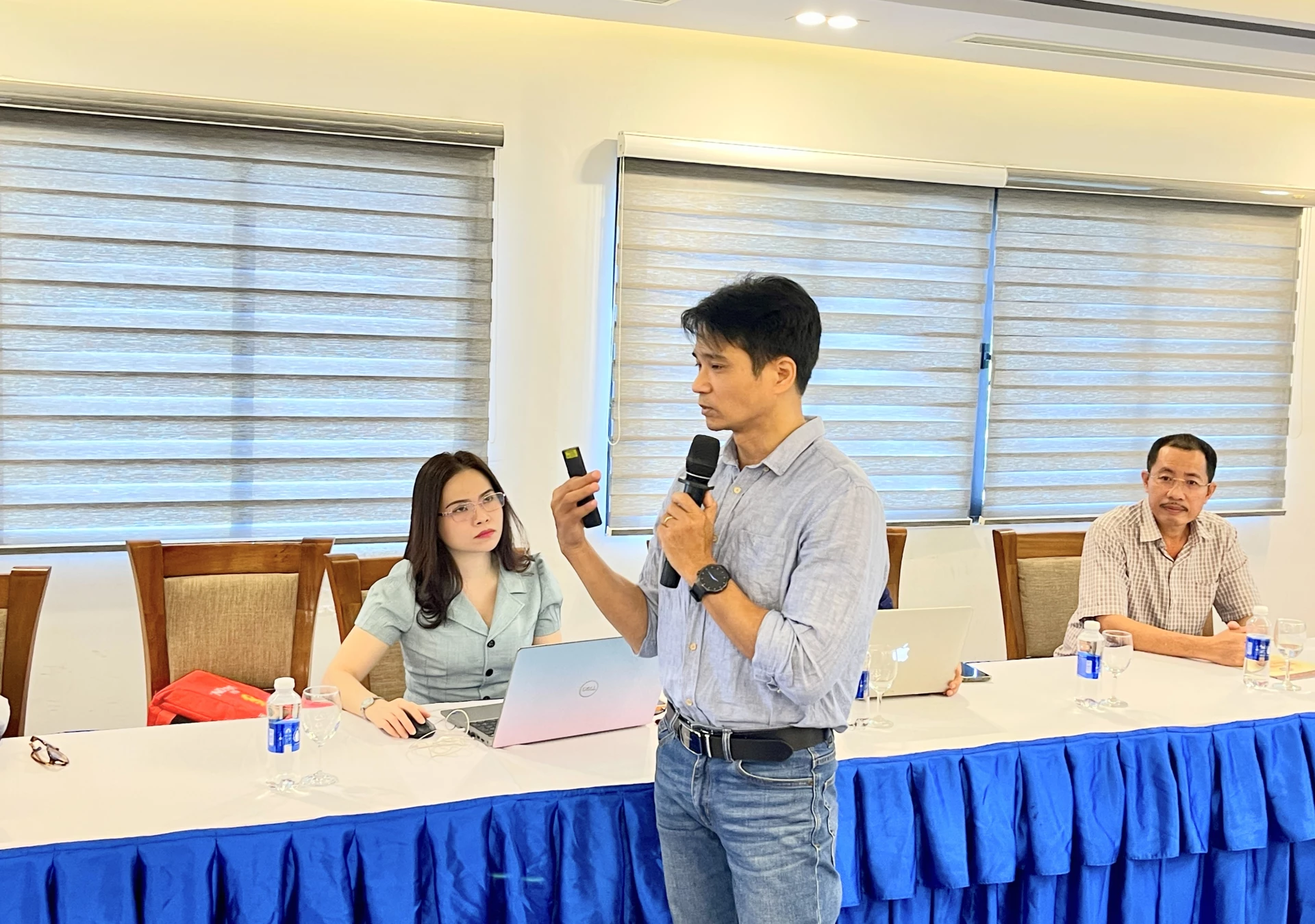 Lớp học do Nhà báo Đỗ Minh Hồng - Trưởng phòng Nội dung số, Ban VOV Giao thông Quốc gia, Đài Tiếng nói Việt Nam trực tiếp giảng dạy.